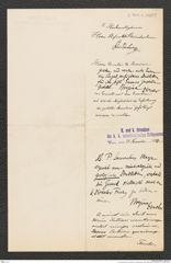 k.k. naturhistorisches Hofmuseum, Intendanzakten 1885-1896 (Hauer), Aktenzahl Z.741.a/1889, Seite 2